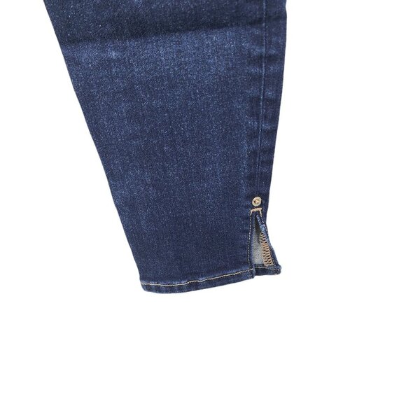 Frame Denim Jeans Le Skinny de Jeanne‎ Women's Size 24 Dark Wash Ankle Slit - Picture 9 of 13